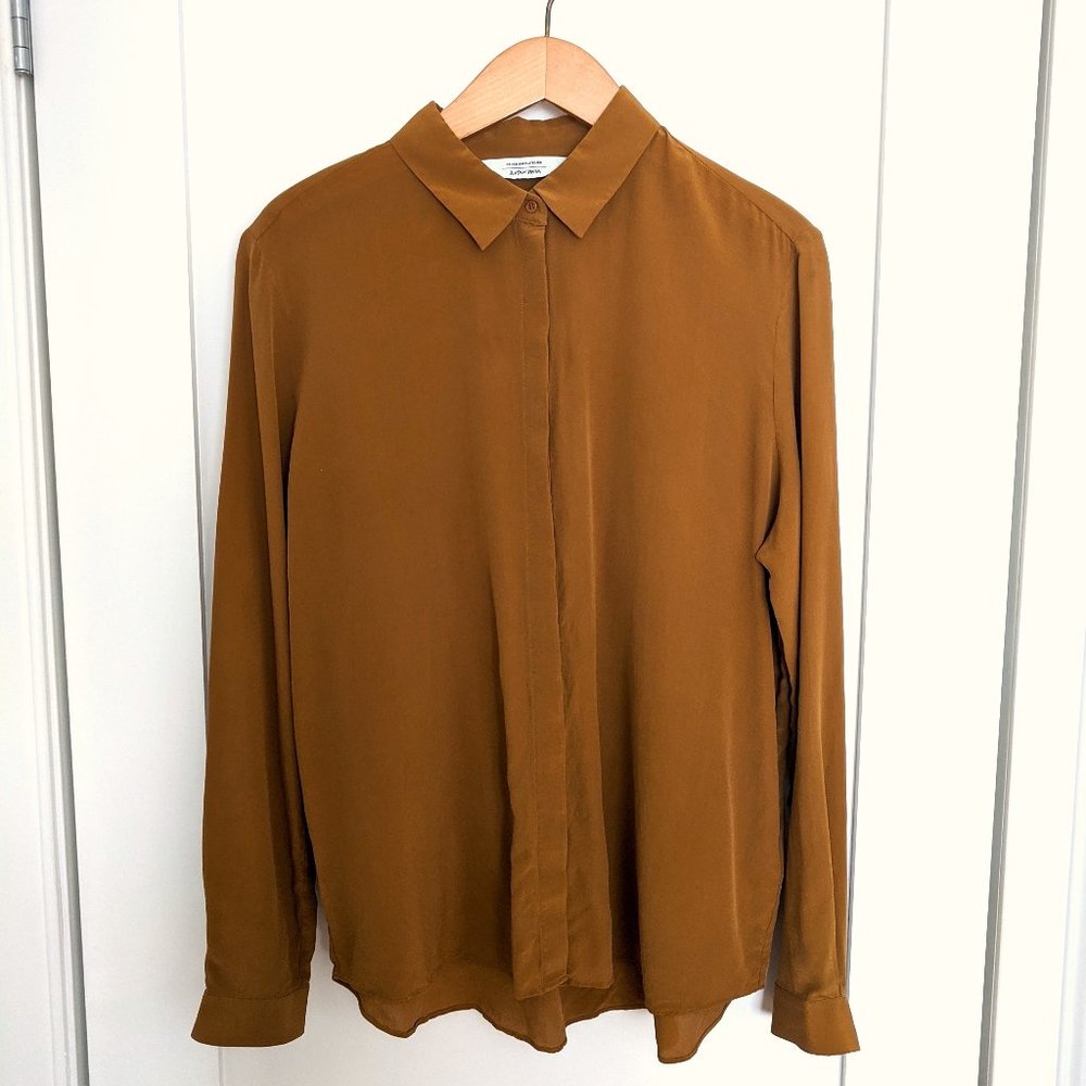 Other Stories Silk Button-Up - Size 10